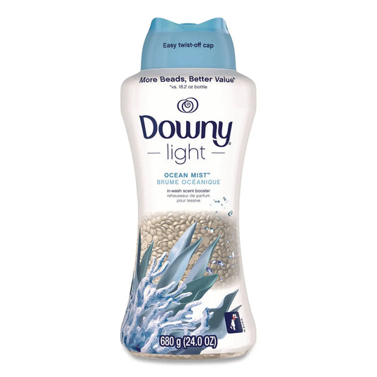 DNY08779 Light In-Wash Scent Booster Beads, Ocean Mist Scent, 24 oz Pour Bottle Downy