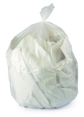 HERH4832MCR01 Linear Low-Density Can Liners, 16 gal, 0.5 mil, 24 x 32, Clear, 500/Carton HERITAGE