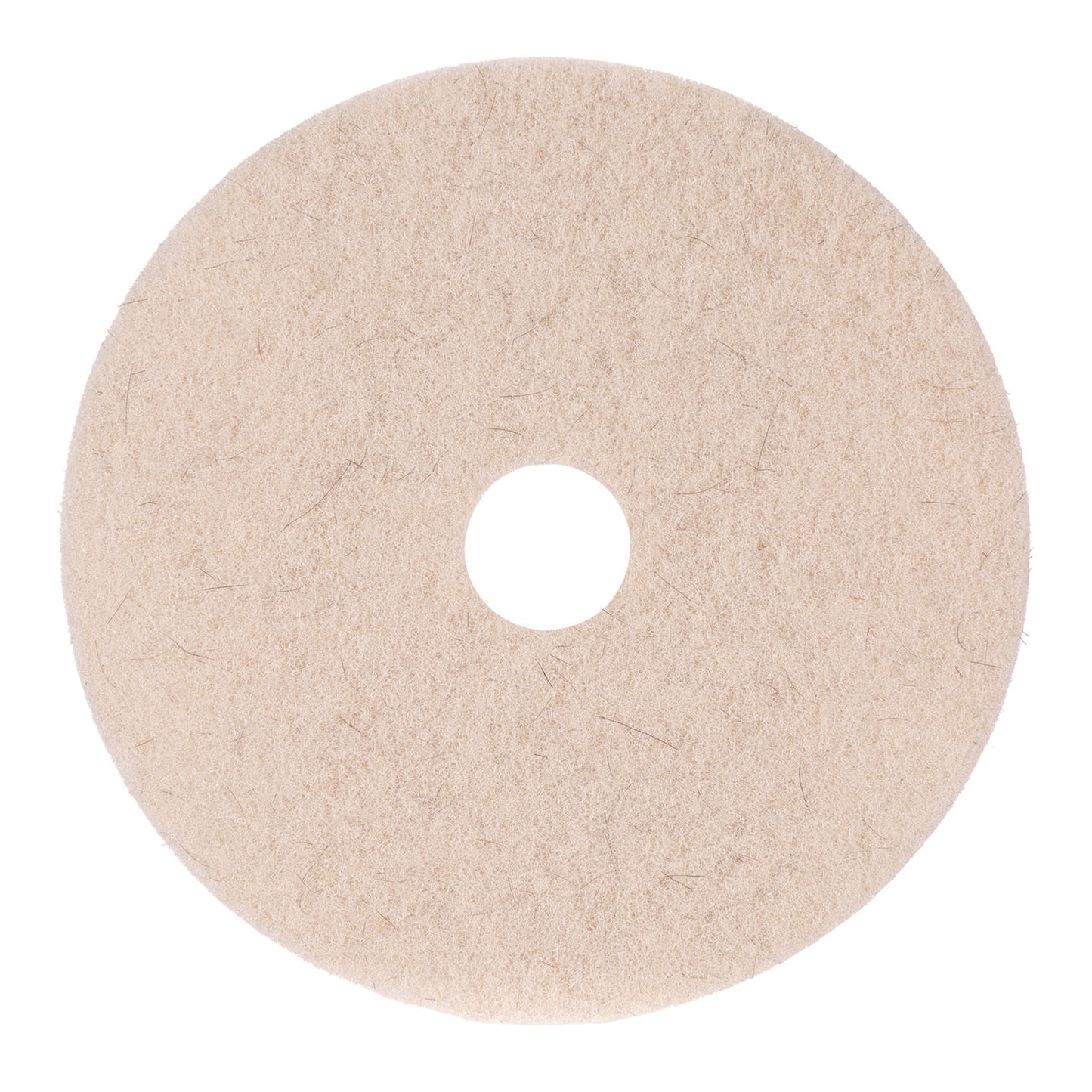 BWK4021NHE Natural Hog Hair Burnishing Floor Pads, 21" Diameter, Tan, 5/carton