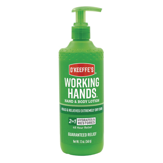 GOR115760 Working Hands Hand and Body Lotion, 12 oz Pump Bottle, Unscented
