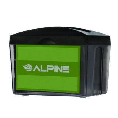 ALHALP4332 Interfold Table Top Dispenser Napkin Holder, 5.9 x 8 x 6.5, Black