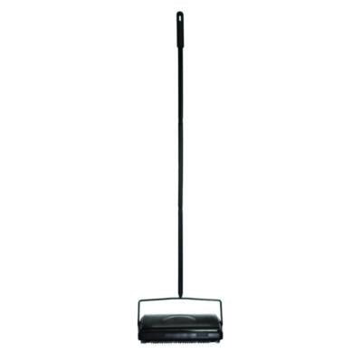 ALHALP469BLKNEW Manual Triple Brush Carpet and Floor Sweeper, 42.5" Handle, Black