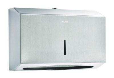 ALHALP481S Horizontal C-Fold/Multi-Fold Paper Towel Dispenser, 7.08 x 3.93 x 10.82, Brushed Nickel