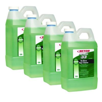 BET2584700 BioActive Solutions No-Rinse FastDraw Floor Cleaner, Rain Fresh Scent, 2 L Bottle, 4/Carton BETCO CORPORATION