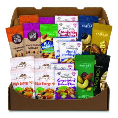 GRR70000046 Healthy Mixed Nuts Snack Box, 18 Assorted Snacks/Box