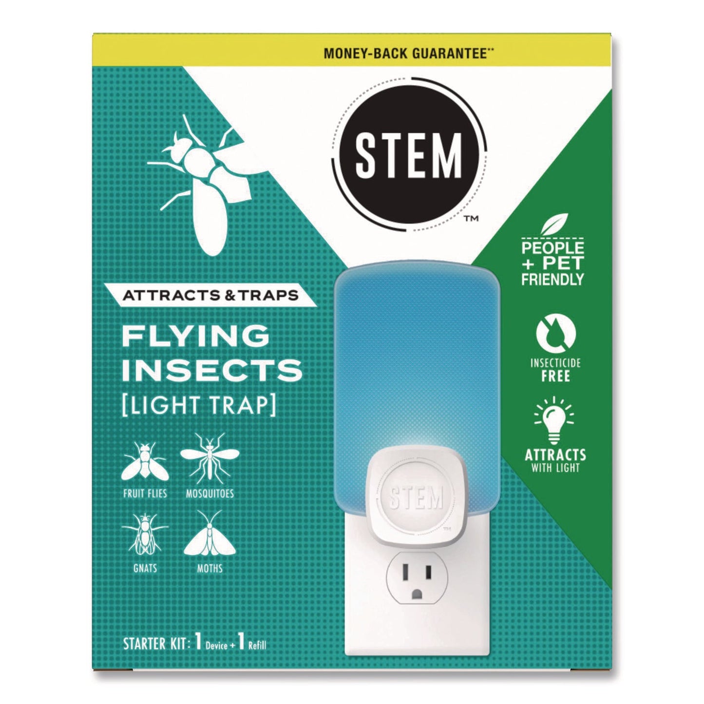 SJN372853 STEM Light Trap, with Refill, 4/Carton SC Johnson