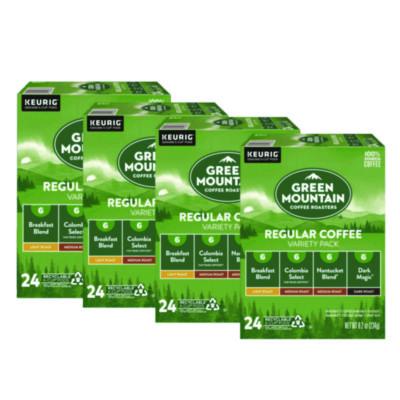 GMT9974CT Regular Variety Pack Coffee K-Cups, Assorted Flavors, 96/Carton