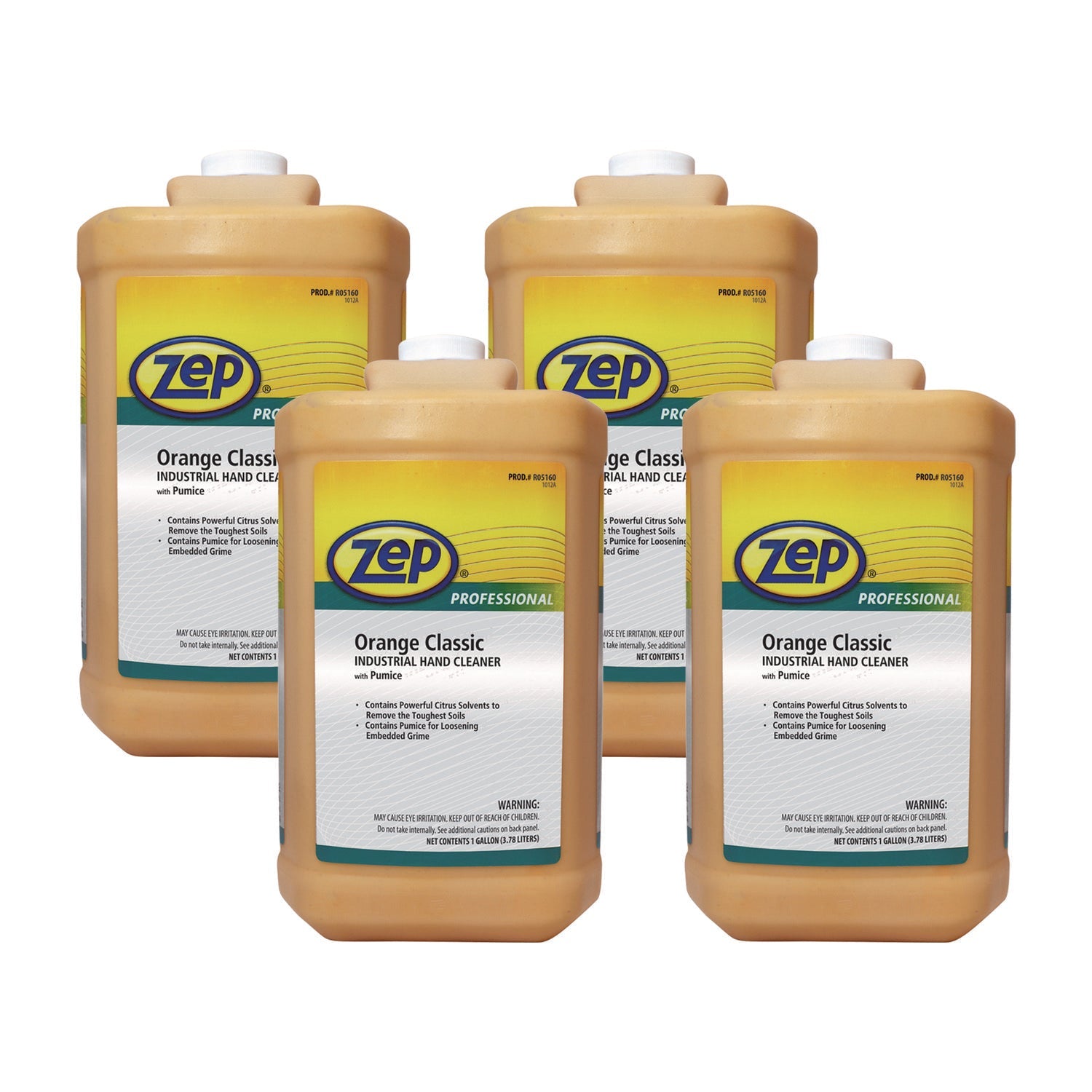 ZPE1046475 Industrial Hand Cleaner, Orange Scent, 1 gal, 4/Carton Zep Professional