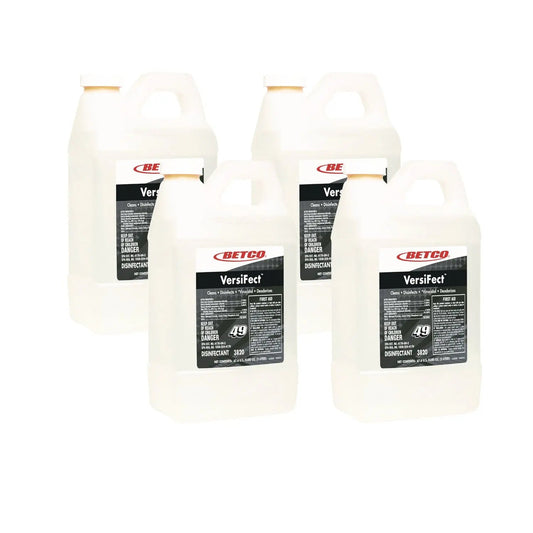 BET38204700 VersiFect FastDraw Cleaner Disinfectant, Fresh Scent, 2 L Bottle, 4/Carton Betco