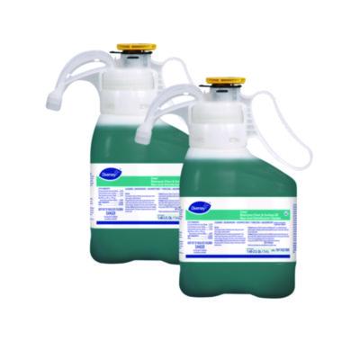 DVO101105993 Crew Restroom Floor and Surface SC Non-Acid Disinfectant Cleaner, Fresh Scent, 1.4 L SmartDose, 2/Carton DIVERSEY