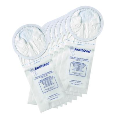 APCJANPTQV2 Vacuum Filter Bags Designed to Fit ProTeam 6 qt QuarterVac, 100/Carton