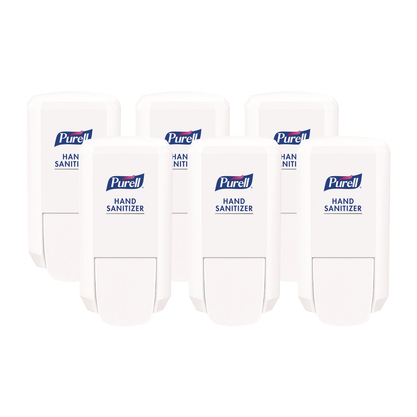 GOJ412106CT Cs2 Hand Sanitizer Dispenser, 1,000 Ml, 5.14 X 3.83 X 10, White, 6/carton