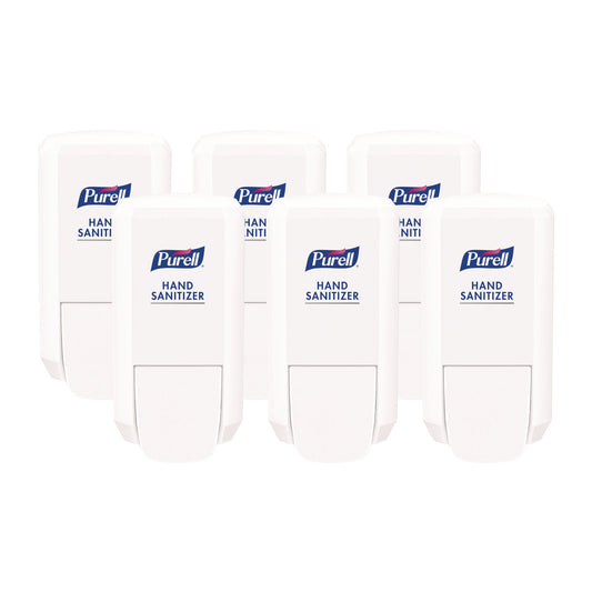 GOJ412106CT Cs2 Hand Sanitizer Dispenser, 1,000 Ml, 5.14 X 3.83 X 10, White, 6/carton