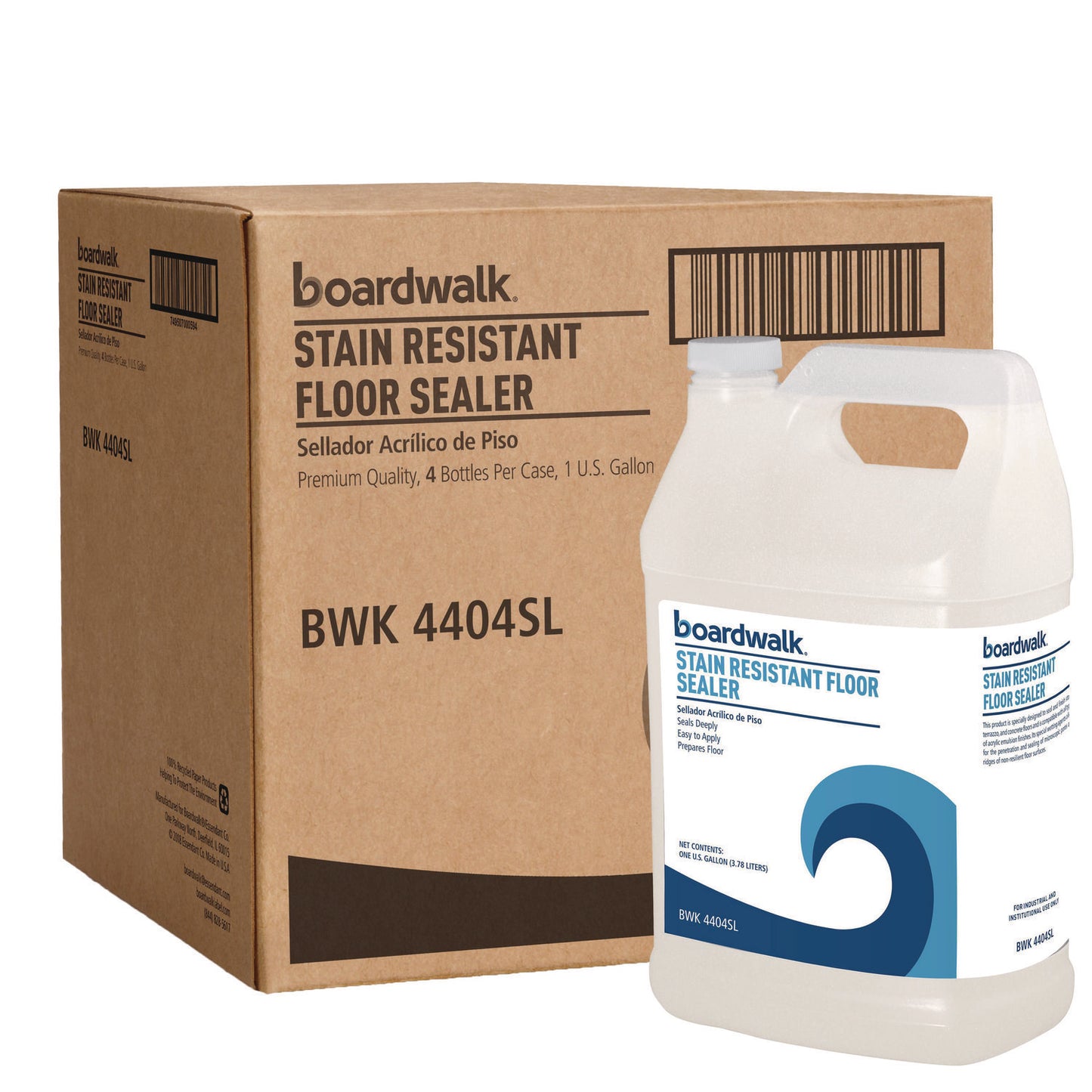 BWK4404SL Stain Resistant Floor Sealer, Unscented, 1 gal Bottle, 4/Carton