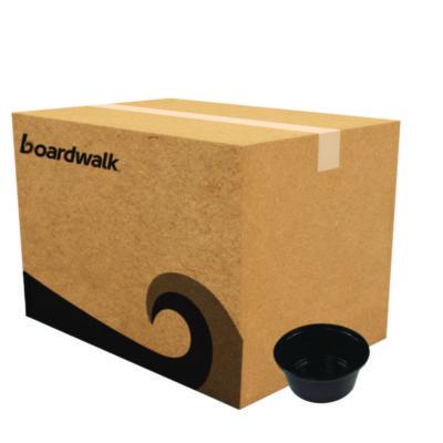 BWKPRTN325BL Souffle/Portion Cups, 3.25 oz, Plastic, Black, 2,500/Carton