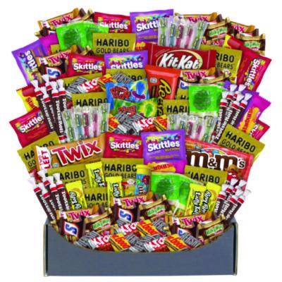 GRR70000084 No Tricks Just Treats Halloween Box, Assorted Varieties, 140 Count