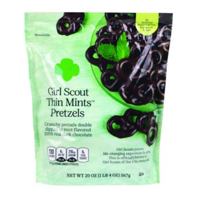 GRR22002340 Thin Mints Pretzels, Mint Chocolate, 20 oz Bag