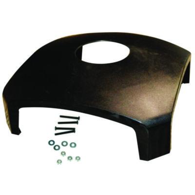 SGS3975M2BLA Dome Top with Hole for Waste Receptacle, 25.5" x 25.5" x 9.75", Driftwood