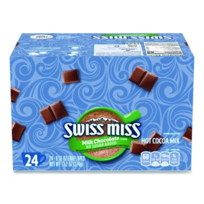SWM55584 Hot Cocoa Mix, No Sugar Added, 24 Packets/box