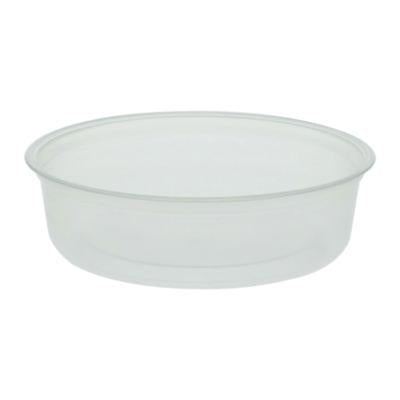 FABPK6SC Microwavable Deli Containers, 6 oz, 4.6" Diameter x 1.3" h, Clear, Plastic, 500/Carton