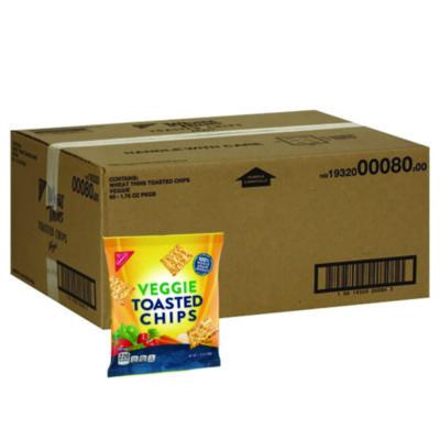CDB00080 Wheat Thins Toasted Veggie Chips, 1.75 oz Bag, 60/Carton