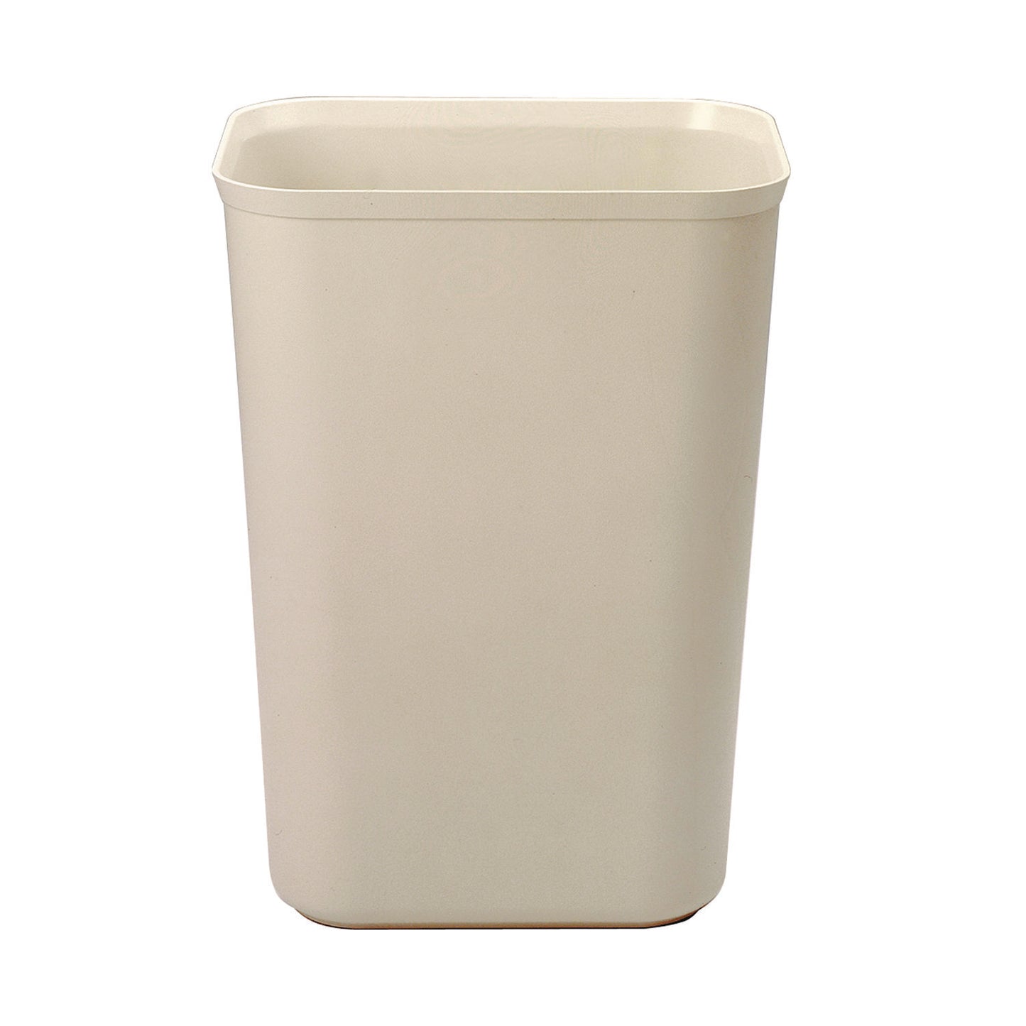 RCP254400BG Fiberglass Wastebasket, 10 gal, Fiberglass, Beige