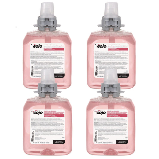 GOJ516104CT Luxury Foam Handwash Refill, For FMX-12 Dispenser, Refreshing Cranberry Scent, 1,250 mL, 4/Carton