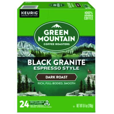 GMT9530 Black Granite Espresso Style K-Cups, 24/Box