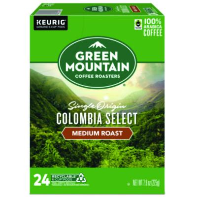 GMT6003 Colombian Fair Trade Select Coffee K-Cups, 24/box