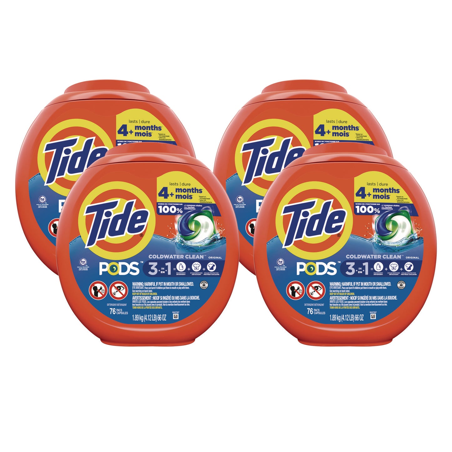 PGC09165 PODS Laundry Detergent, Tide Original, 76 Pods
