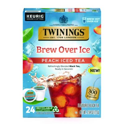 TWGTNA23196 Brew Over Ice K-Cups, Peach, 24/Box