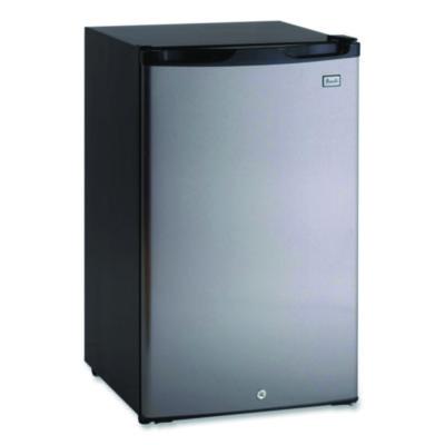AVAAR4456SS 4.4 Cu.ft. Auto-Defrost Refrigerator, 19.25 X 22 X 33, Black With Stainless Steel Door AVANTI