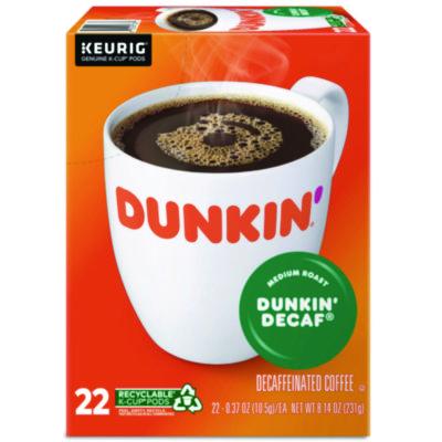 GMT1269 K-Cup Pods, Dunkin' Decaf, 22/box