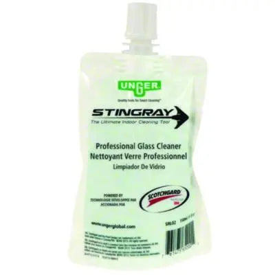UNGSRL02 Stingray Professional Glass Cleaning Liquid, 150 mL Pouch UNGER