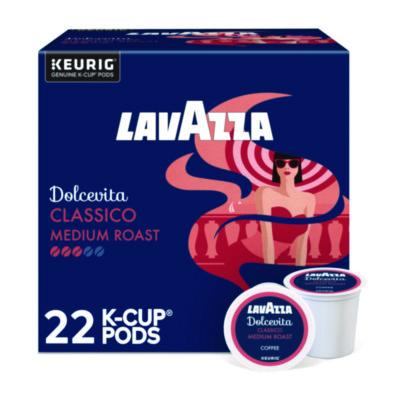 LAV6001 Classico Coffee K-Cups, 22/Box LAVAZZA