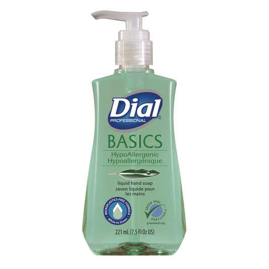 DIA06028 Basics Liquid Hand Soap, Fresh Floral Scent, 7.5 oz Pump Bottle