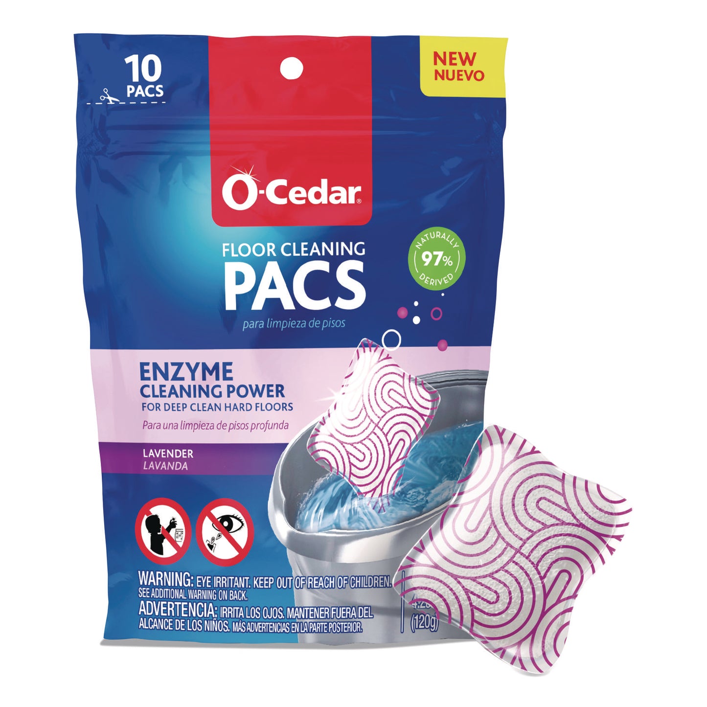FHD172402PK Cleaning PACS, Lavender Scent, 10/Pack