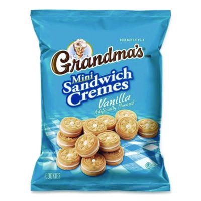 GRMFRI45096 Mini Vanilla Creme Sandwich Cookies, 2.12 oz Packet, 60/Carton