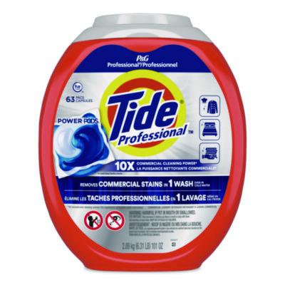 PGC14053 Commercial Power PODS Laundry Detergent, 63 Liquid Pods, 101 oz Tub PROCTER & GAMBLE