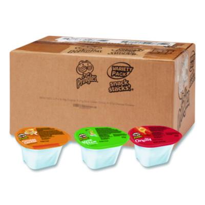 PRGKEE18251 Variety Pack Potato Chips, Sour Cream and Onion/Cheddar Cheese/Original, 0.67 oz/0.74 oz Cans, 72/Carton