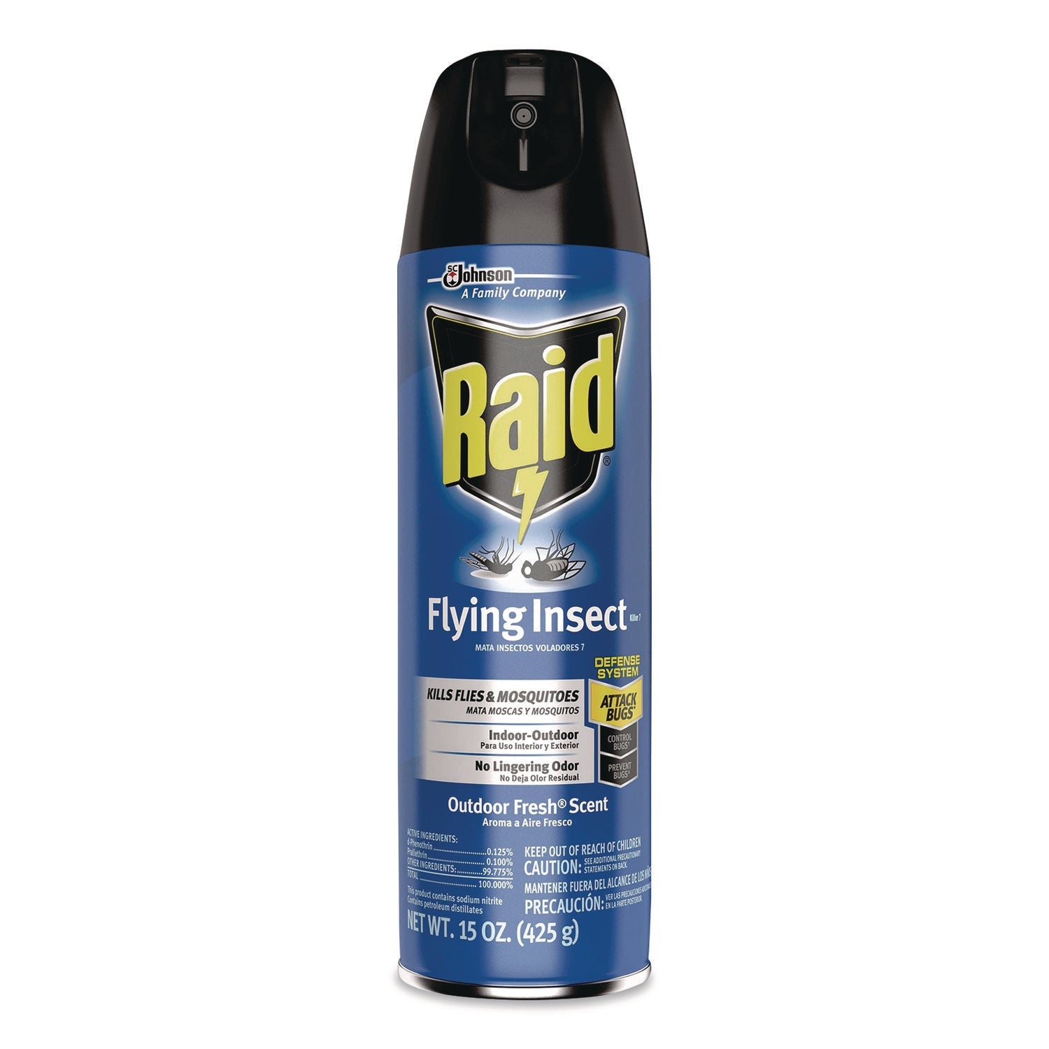 SJN300816EA Flying Insect Killer, 15 oz Aerosol Spray Raid
