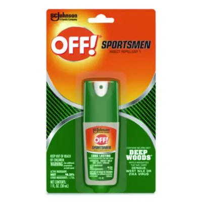 SJN317188EA Deep Woods OFF for Sportsmen, 1 oz Pump Bottle SC JOHNSON