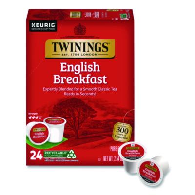 TWGTNA85780 Tea K-Cups, English Breakfast. 0.11, 24/Box