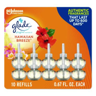 SJN353728 Plugin Scented Oil Refill, Hawaiian Breeze, 0.67 oz, 10/Pack