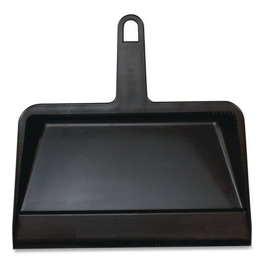 IMP710 Value-Plus Dustpan, 12" x 11", Polypropylene, Black