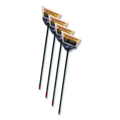 NCP91351CT Maxiplus Professional Angle Broom, 51" Handle, Black, 4/carton
