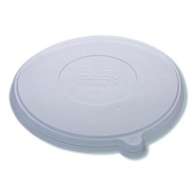 ECOEPBLRLID Worldview 100 Percent Recycled Content Lid, 7.93" Diameter x 0.6" h, Clear, 400/Carton