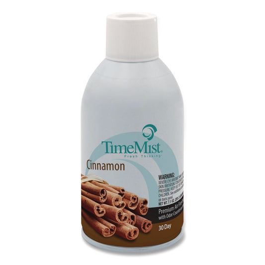TMS1042746 Premium Metered Air Freshener Refill, Cinnamon, 7.1 oz Aerosol Spray, 12/Carton
