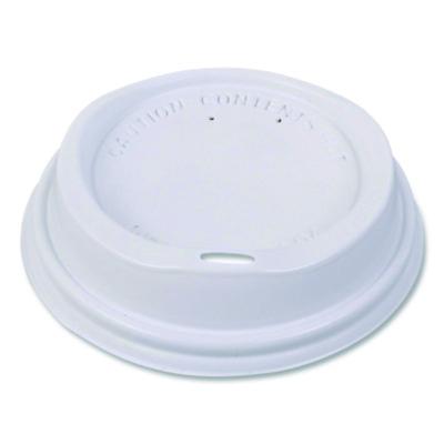 LAV25200019 Hot Beverage Paper Cup Lids 10 oz, Fits FLAVIA 10 oz Paper Cup, White, 100/Sleeve, 10 Sleeves/Carton