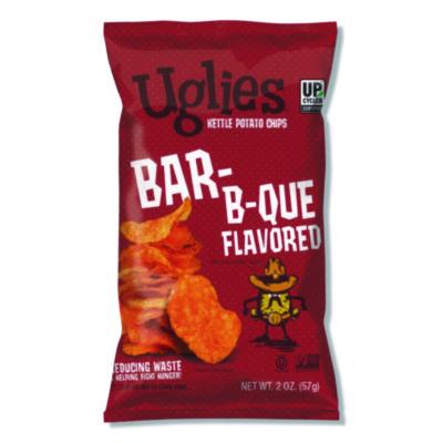 UGLDFN26103 Kettle Potato Chips, Bar-B-Que, 2 oz Bags, 24/Carton